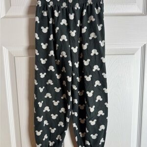 Disney Kids Pajama Bottoms - Black and White Mickey Design, Size 5T